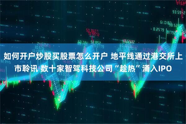 如何开户炒股买股票怎么开户 地平线通过港交所上市聆讯 数十家智驾科技公司“趁热”涌入IPO