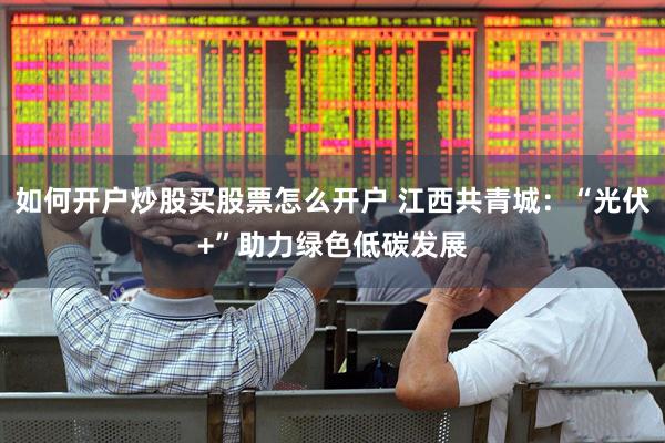 如何开户炒股买股票怎么开户 江西共青城：“光伏+”助力绿色低碳发展